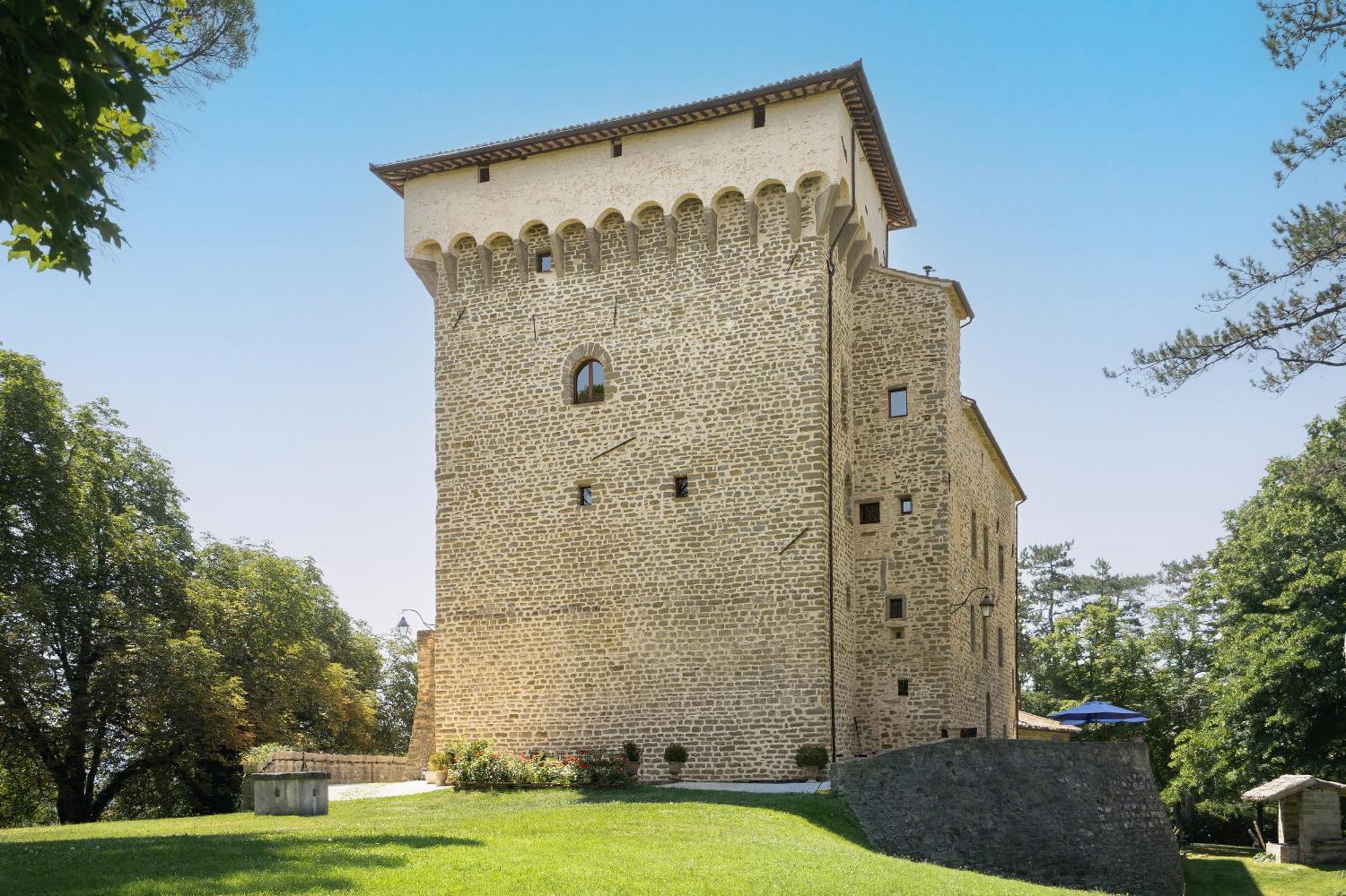 Vila Castello Di Magrano Gubbio Exteriér fotografie
